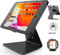Anti-Theft iPad Kiosk Stand 10.2-Inch (9th/8th/7th Gen) Secure Tablet Mount | Aluminum Locking Countertop Stand with