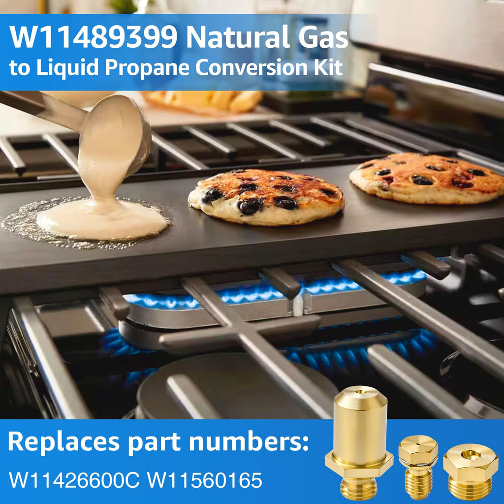 7PCS W11489399 Burner Orifice LP Conversion Kit for Whirlpool Most Burners