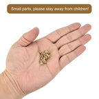 uxcell M3 x 4mm(L) x 5mm(OD) Female Thread Brass Knurled Threaded Insert Embedment Nuts, 180Pcs