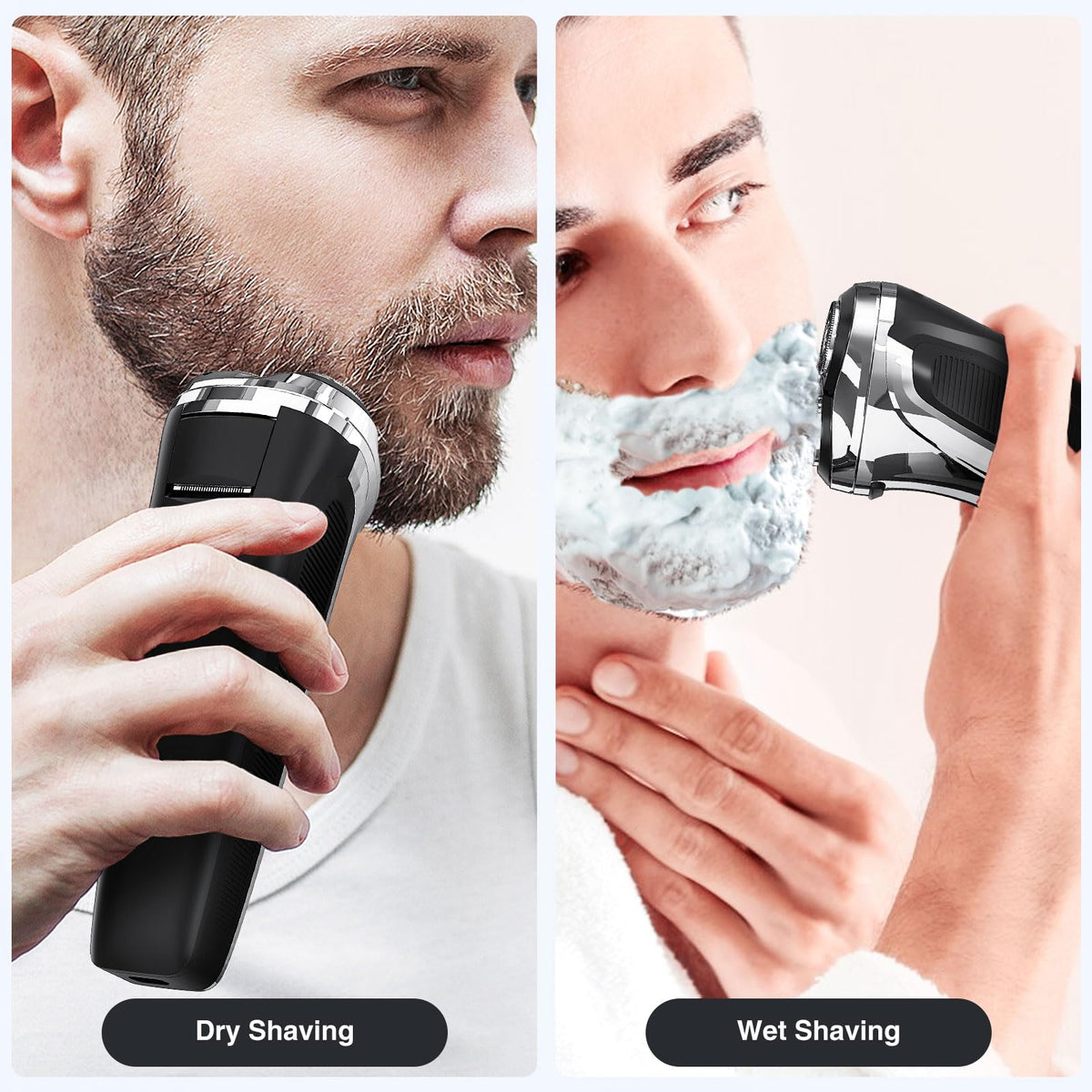 Electric Razor for Men, 9000 RPM Smooth Rotary Shaver