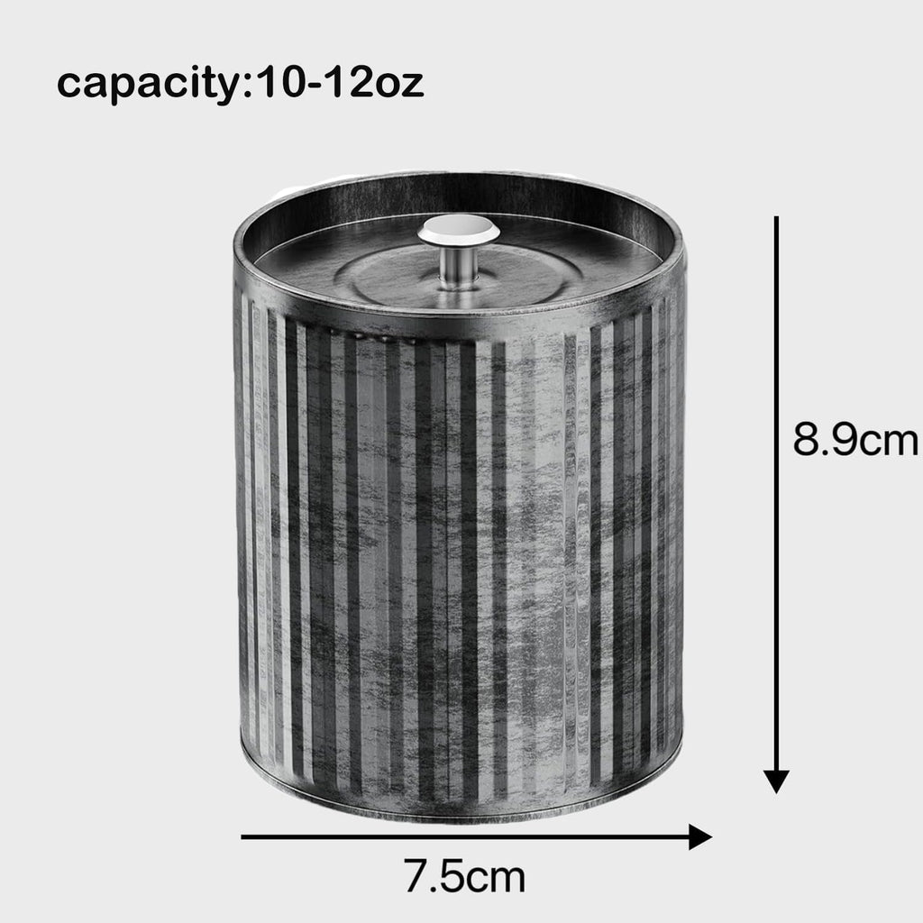 Thick 4 pcs 10oz Empty Candle Tins for Candle Making Vintage Style Candle Jars with Lid