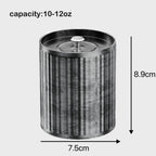 Thick 4 pcs 10oz Empty Candle Tins for Candle Making Vintage Style Candle Jars with Lid