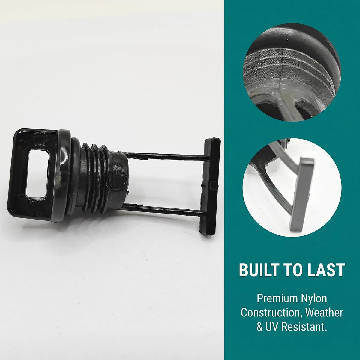 Plastic Hull Drain Plug Kit Replacement Kayak Canoe Boat Drain Holes Plugs Accessories 1" X 2.08" 4 Pack