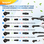 Vacuum Brush Attachment With Universal Connector Compatible with Shark