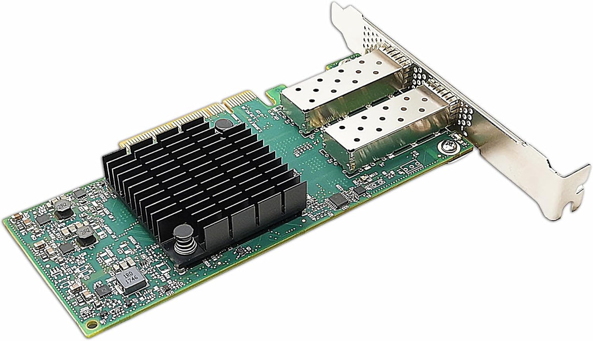 10/25GbE PCIE x8/x16 Ethernet Adapter Dual SFP28 Port with Mellanox ConnectX4 Lx MCX4121A-ACAT Chipset, 25gigabit Network Server Card Support Windows/Linux/VMare/OFED