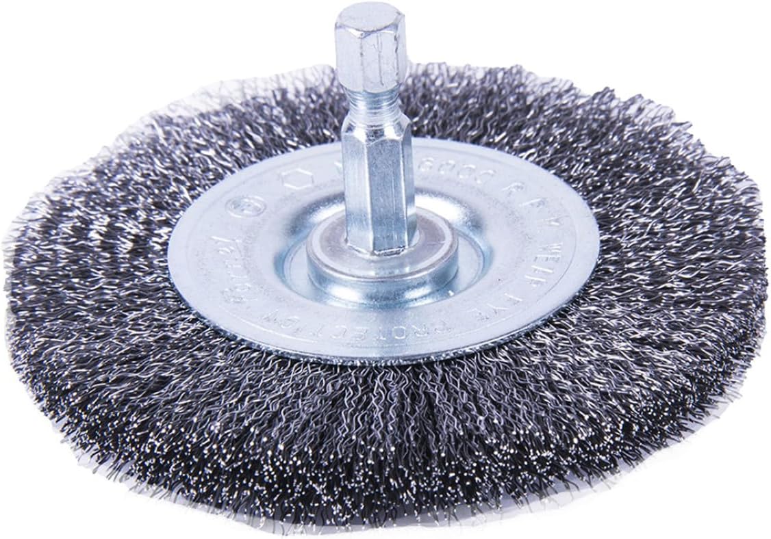 Forney 72792 Wire Wheel, Fine Crimped with 1/4" Shank, 3"