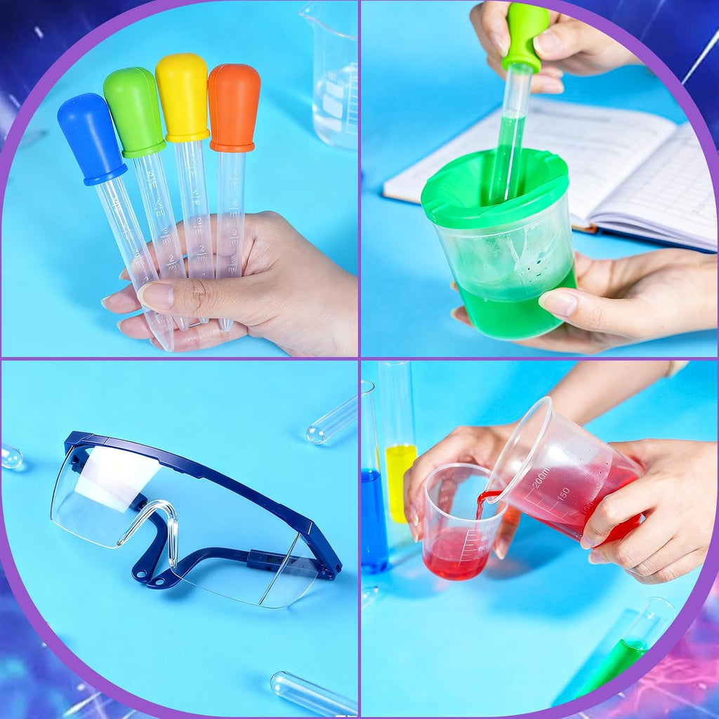 37PCS Science Kits for Kids, Beakers and Test Tubes Experiments | Color Science Experiment Educational Toys Christmas