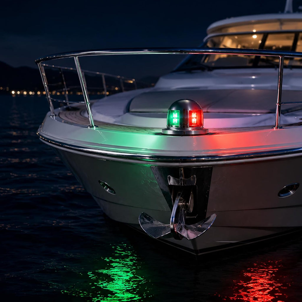 Boat Navigation Lights LED Marine Nav Light Red Green Bow Stern Light