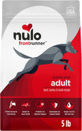 Frontrunner Dry Dog Food - Adult High-Protein Beef, Barley & Lamb Recipe, Natural Kibble with Ancient Grains