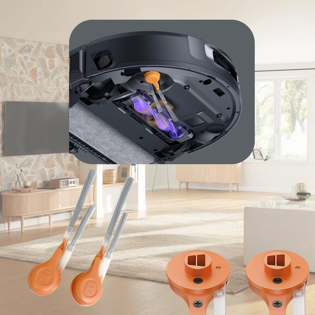 2 Pack Flow 2 Side Brush for Narwal Flow 2 Robot Vacuum and Mop
