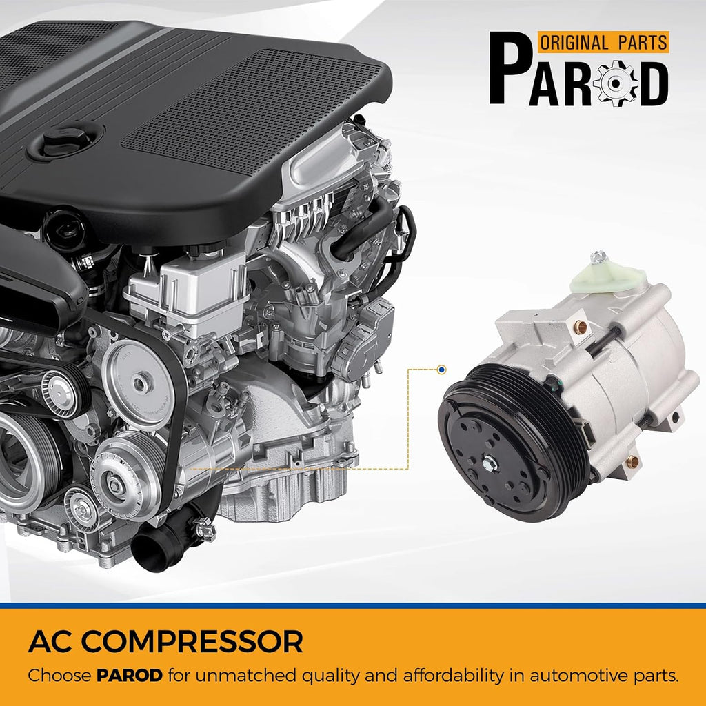 PAROD AC Compressor Air Conditioner Fit 97-06 Ford F-150 4.2L Only