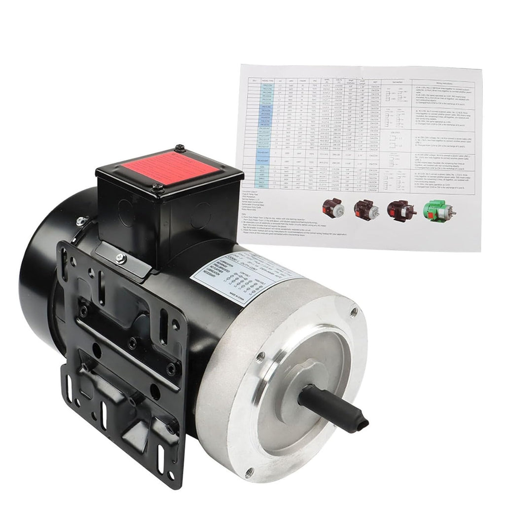 findmall 2 HP Electric Motor 56C Frame 1750RPM 3 Phase Motor General