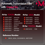 DriveMedley U151E/U151F Transmission Filter and Gasket Kit