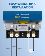24-Hour Mechanical Timer Switch - 208-277VAC DPST, 5HP 40A