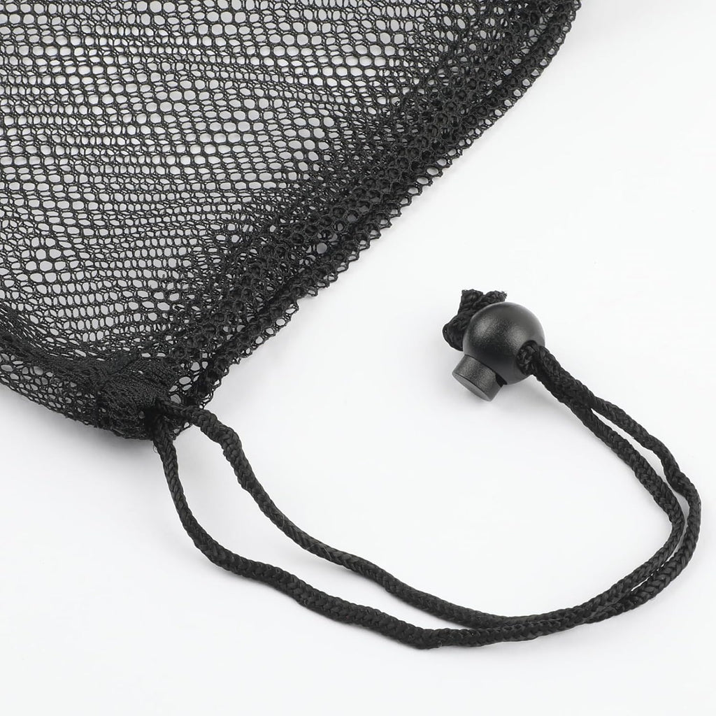 Extra Large Mesh Ball Bag, Heavy Duty 40"x30" Hold 10-12 Soccer Basketball | Drawstring & Adjustable Shoulder Strap
