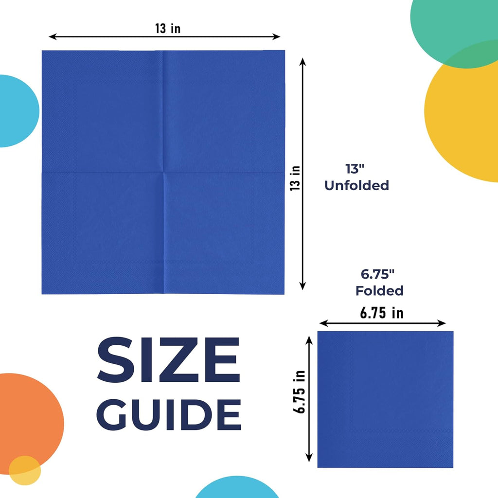 Dark Blue Dinner Napkins Bulk Paper Napkins 300 Pcs