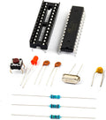 Breadboard Basic Kits for Arduino Project Atmega328P-PU Atmega328p with Uno R3 Bootloader, Dip28 Socket,16MHz Crystal, 1M Resistor, 100nF Capacitor, Reset Tactile Switch