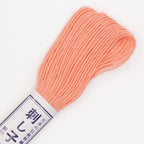 Sashiko 100% Cotton Thread, 22 Yard Skein - Color: Solid # 25, Salmon Pink