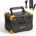 614Wh Portable Solar Generator with AC Charger, 1200W AC Output, Power Station, LiFePO4 Battery for Camping, RV Trip