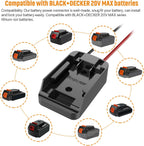 Power Wheel Adapter for 20V Max Battery, 2 Pack