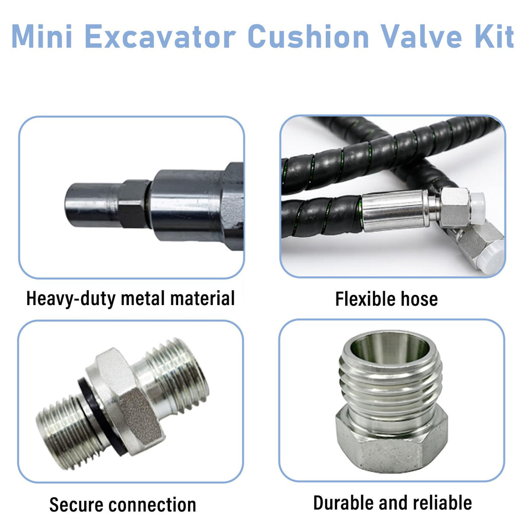 Mini Excavator Cushion Valve Kit for Hydraulic Swivel Motor
