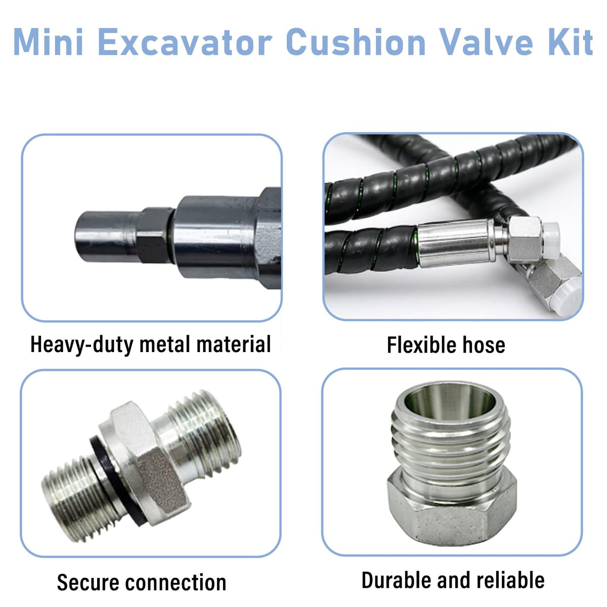 Mini Excavator Cushion Valve Kit for Hydraulic Swivel Motor