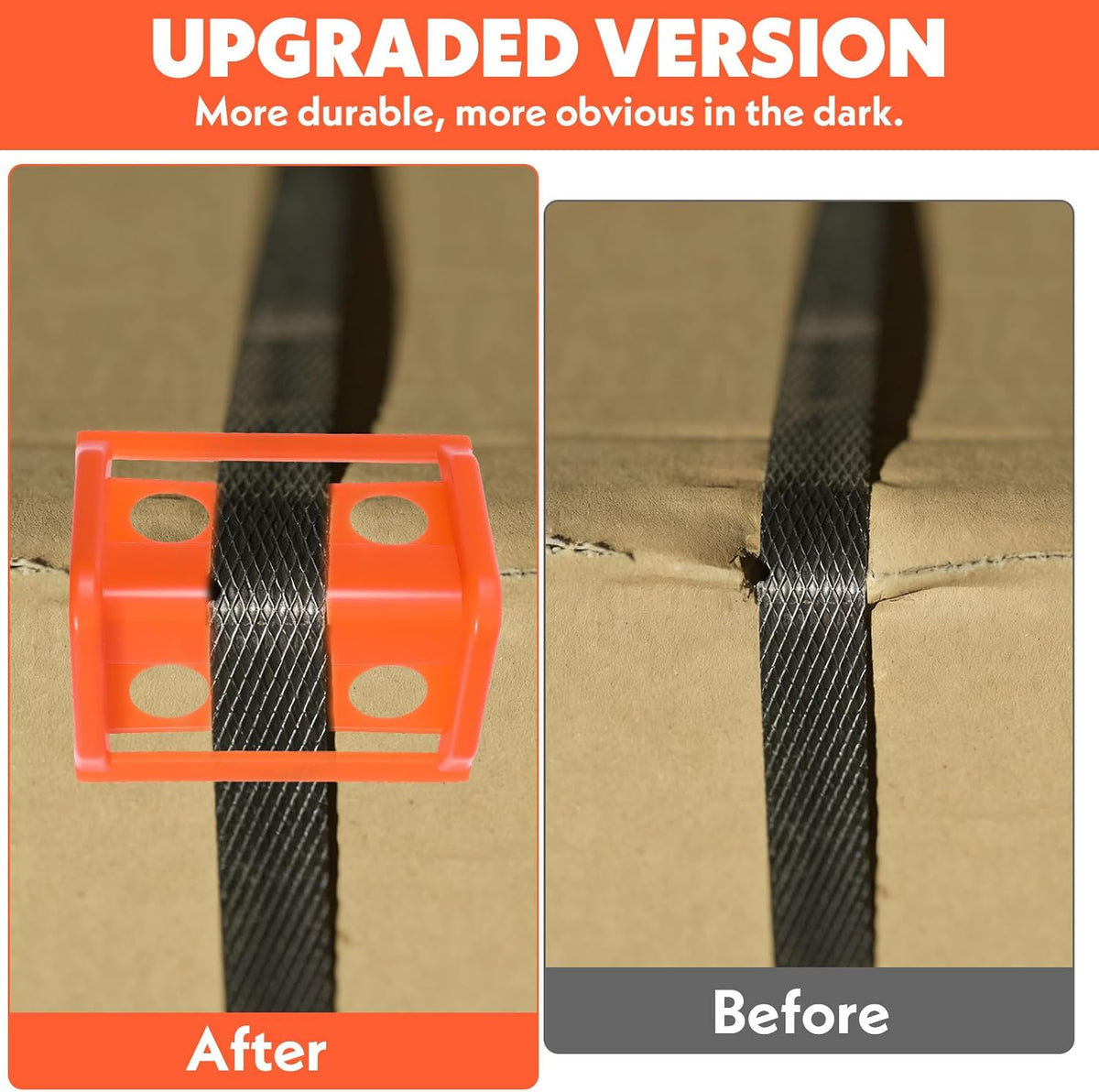 20 Packs Flatbed Edge Protectors Plastic Edge Protector for up to 4 Inch Straps Edges Corner Tie down Protector for