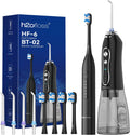 Water Flosser & Electric Toothbrush Combo – 2-in-1 Oral Care for Brushing & Flossing | 300ML Water Tank, 20–110 PSI