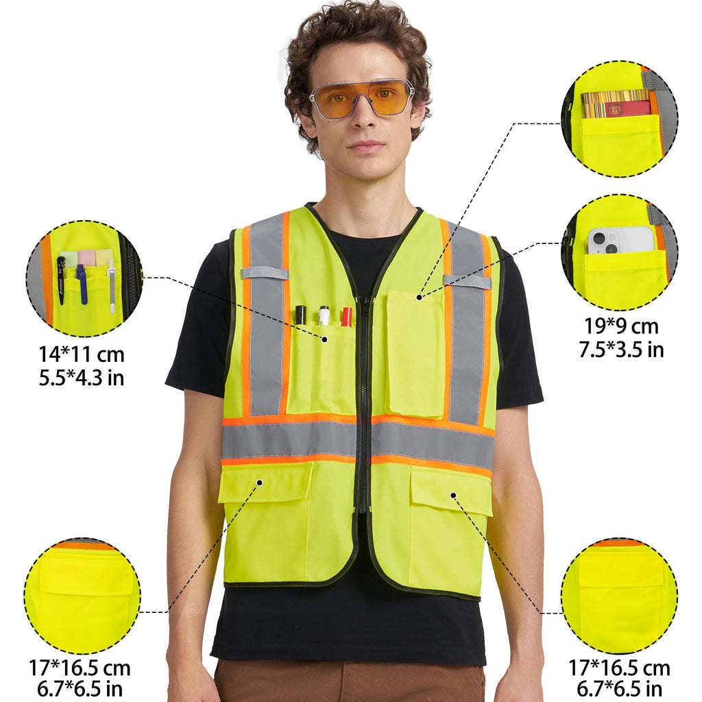 EMS Reflective Safety Vest Yellow 2XL