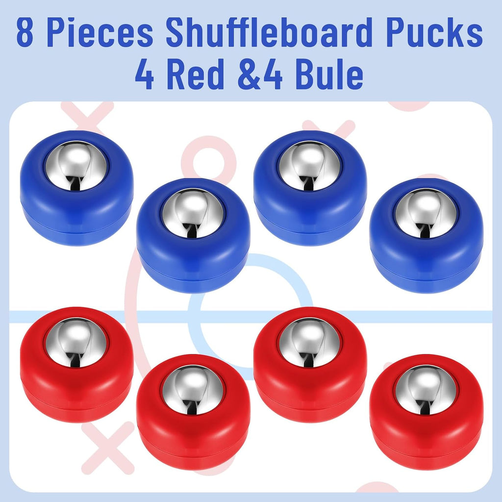 Mini Shuffleboard Replacement Puck Tabletop Equipment Rollers Set Shuffleboard Curling Accessories