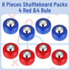 Mini Shuffleboard Replacement Puck Tabletop Equipment Rollers Set Shuffleboard Curling Accessories