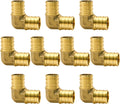 10 Pack 3/4" PEX Fittings, PEX Elbow Fittings