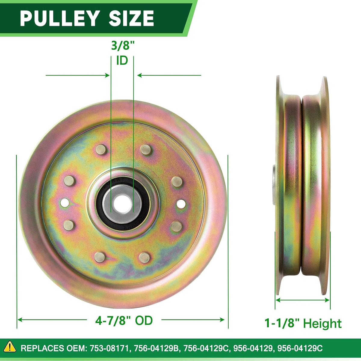 46 Inch Mower Deck Spindle Assembly Kit Fits Cub Cadet LTX1045 LTX1046 LTX1046VT Craftsman MTD LT2200 LT2000 Troy-Bilt Horse XP Mower Parts Include 2 Spindle 918-04865 618-04636 1 Idler 954-04219
