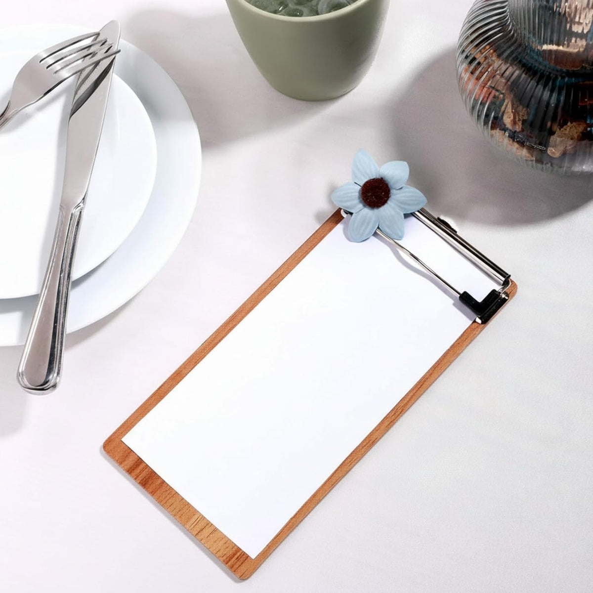 20 Pcs Mini Clipboard Wood Check Presenters Restaurant Clipboards