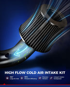 3" Cold Air Intake Kit Fit for 2001-2005 BMW 330Ci