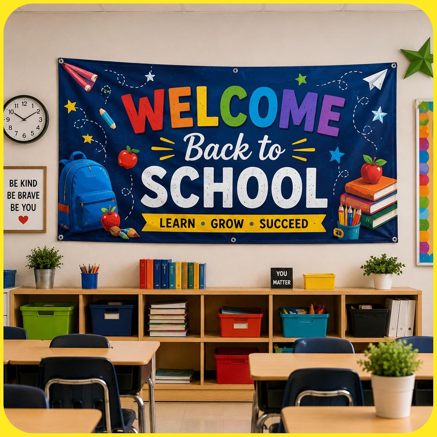 Custom Vinyl Banners & Signs 2'x3' | Large Personalized 13oz Vinyl Backdrop for Parties, Business, Birthday, Back to