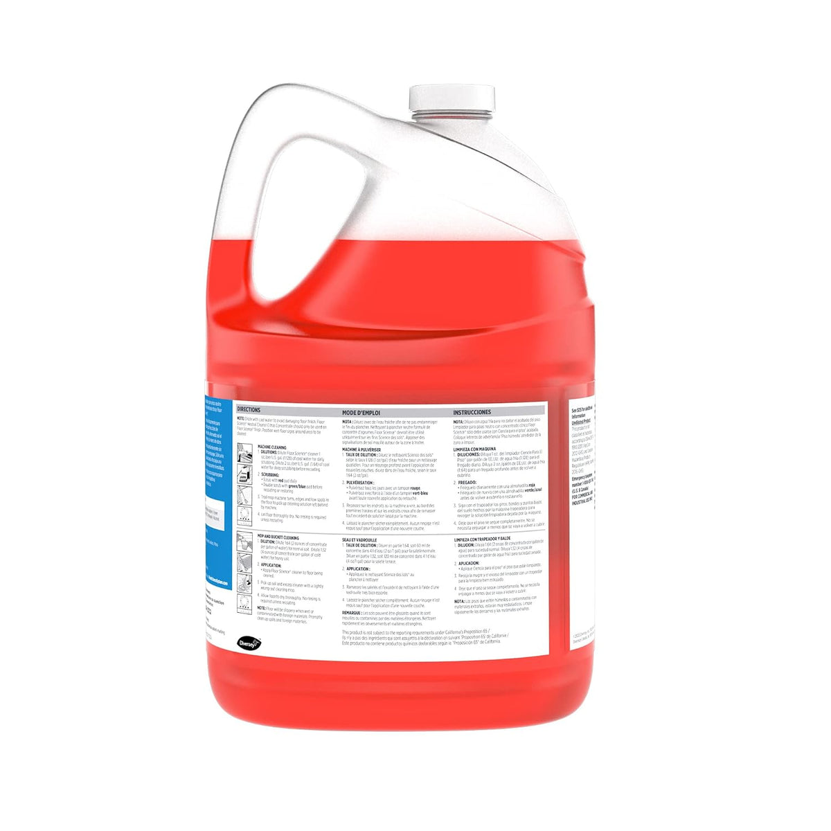 Floor Science Neutral Floor Cleaner, Concentrate, 1 Gallon