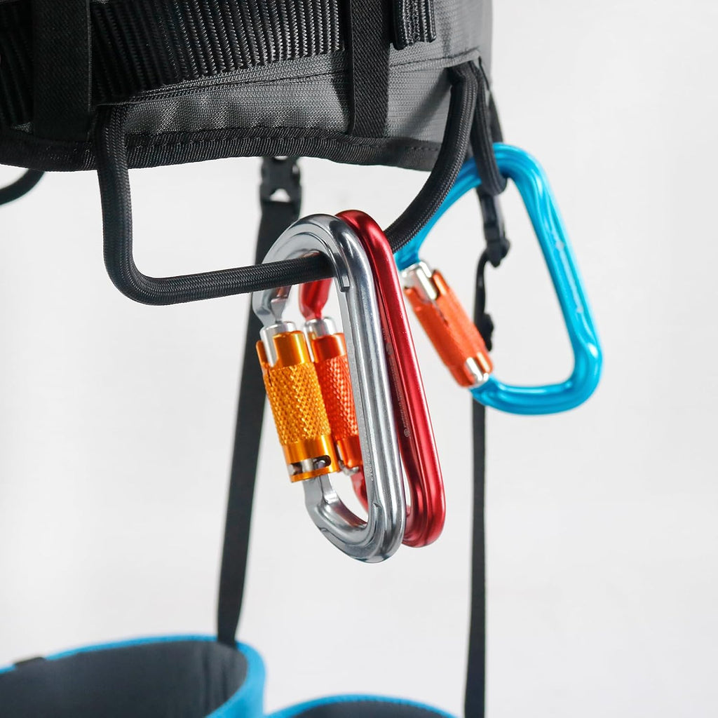 Climbing Harness, Mountaineering Rock Climbing Harness, Men Women Tree Ice Climbing Half Body, Safety Belt Rappelling