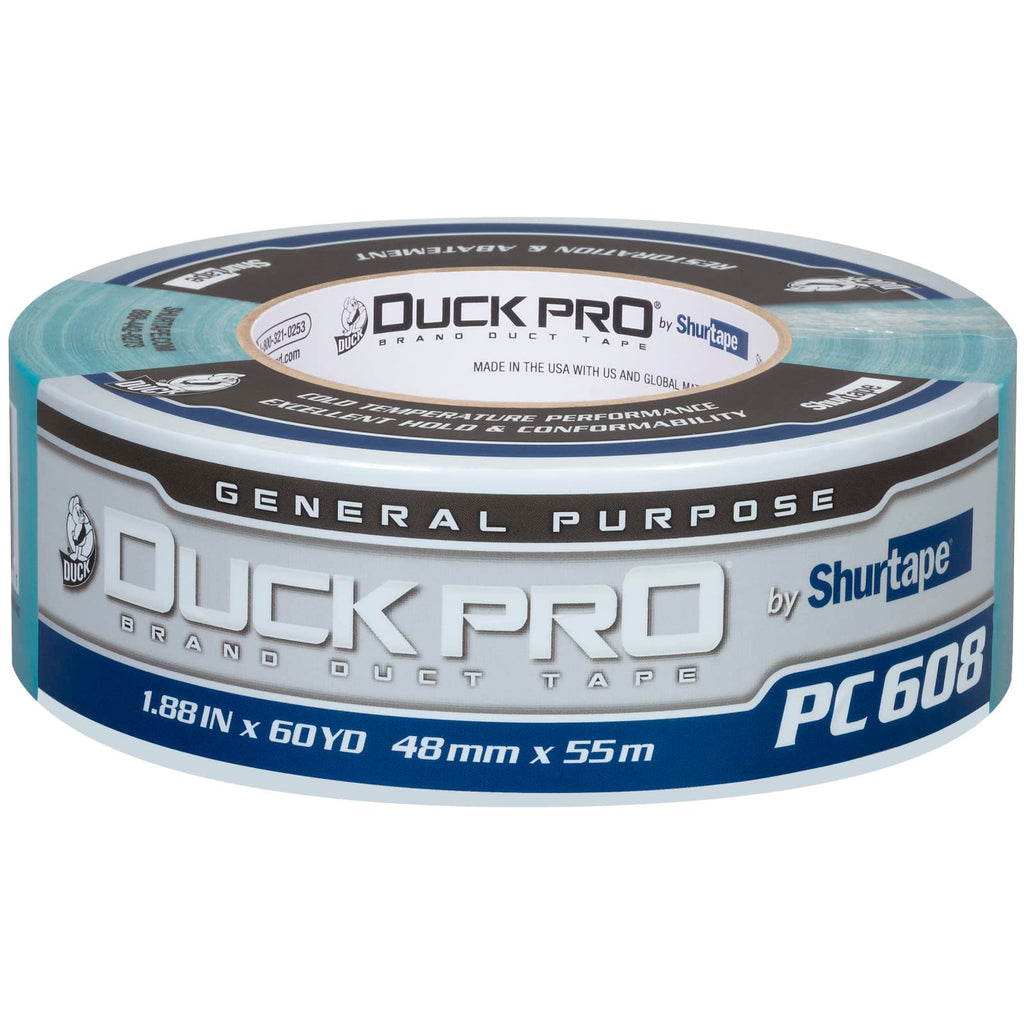 Duck Pro by Shurtape General Purpose Grade, Co-Extruded Abatement Duct Tape Mold and Asbestos Remediation and