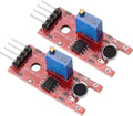 MECCANIXITY 2 Pcs Microphone Sound Sensor KY-038 Voice Detection Module Voice Sound Detection Sensor Module for Voice-Activated Switch