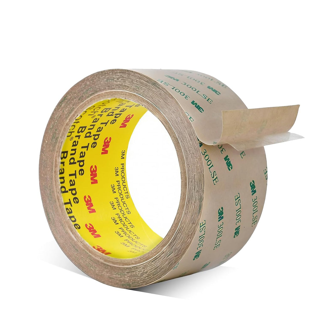 3M Double Sided Tape 300LSE 2" x 36Ft Clear, 1 Pack
