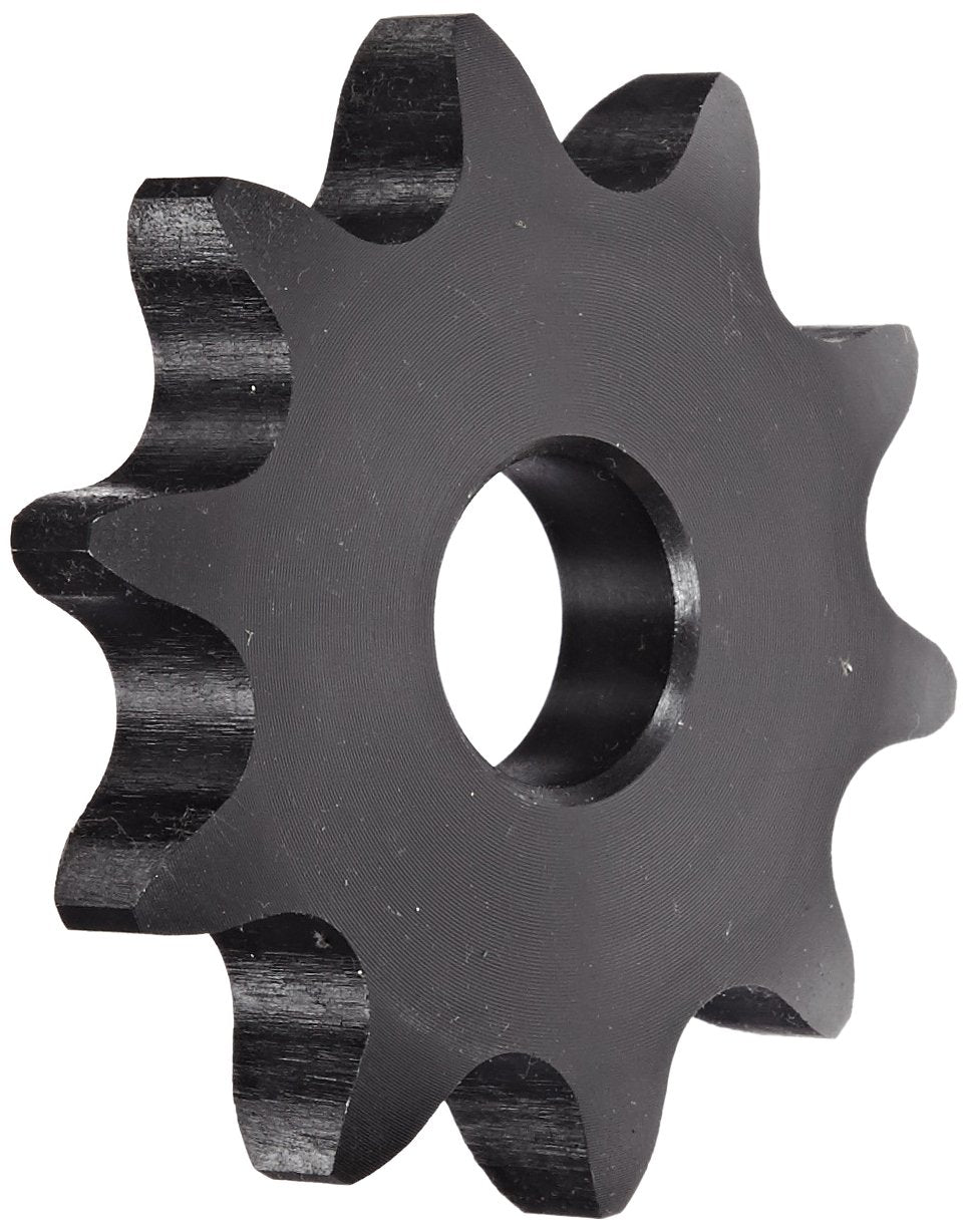 Browning 60A10 Plate Roller Chain Sprocket, Single Strand, Type A Hub, Steel, 5/8" Stocked Bore, 10 Teeth