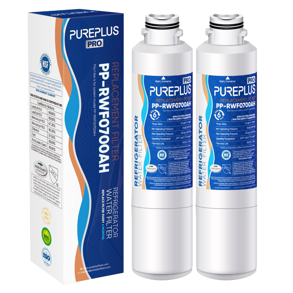 RWF0700AH Water Filter Replacement for Samsung HAF-CIN/EXP 2 Pack