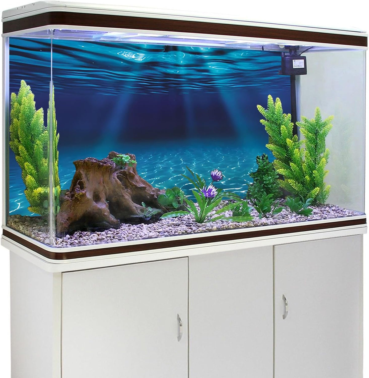 48x24 in Undersea Aquarium Backdrop Underwater Fish Tank Background