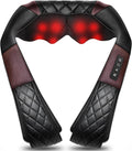 Shiatsu Neck and Back Massager with Heat, Electric Deep Tissue 4D Kneading Massage Pillow for Shoulder, Leg, Body