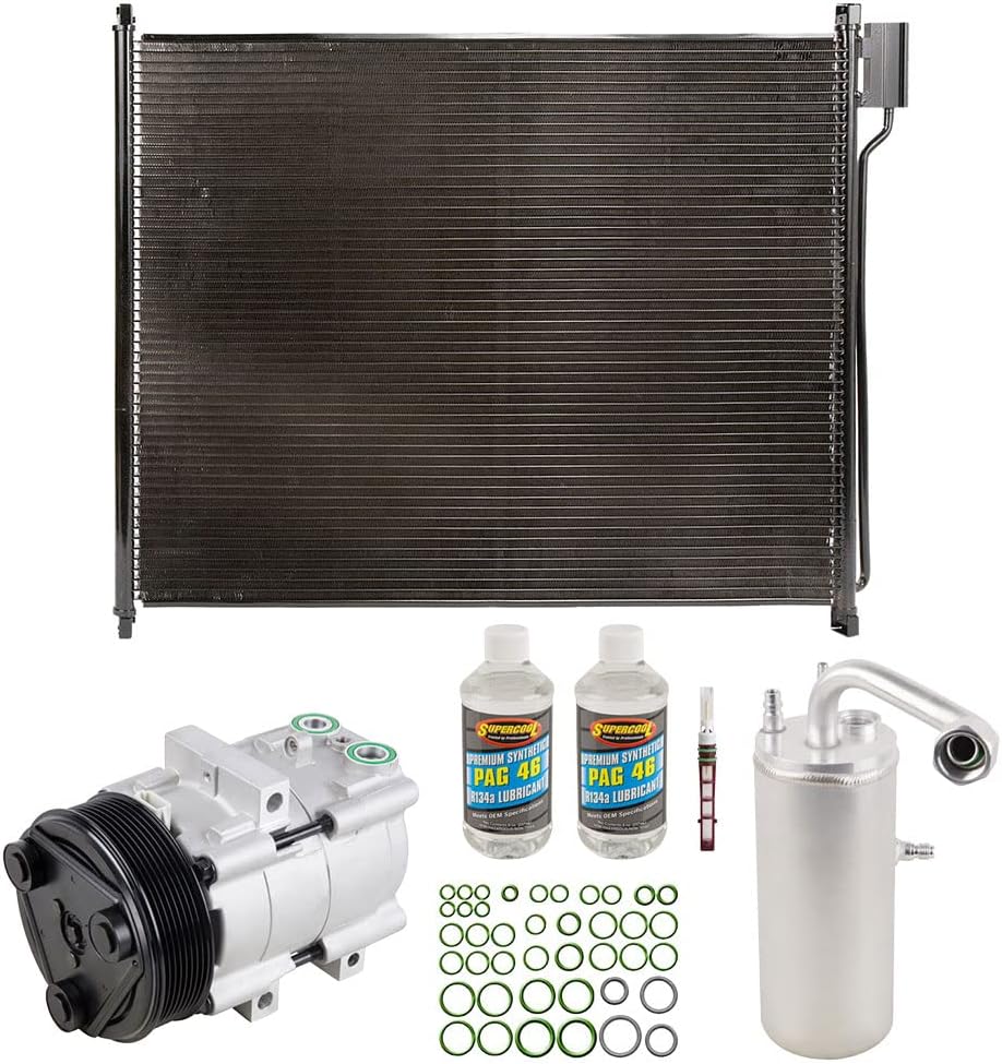 A/C Kit w/AC Compressor Condenser & Drier For Ford F250 F350 F450 F550 F-250 F-350 F-450 F-550 Super Duty - BuyAutoParts 60-82459CK New