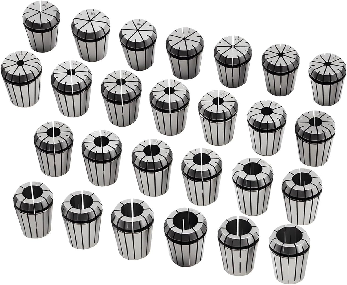 26 Pcs ER32 Spring Collet Set 1/32"- 13/16"