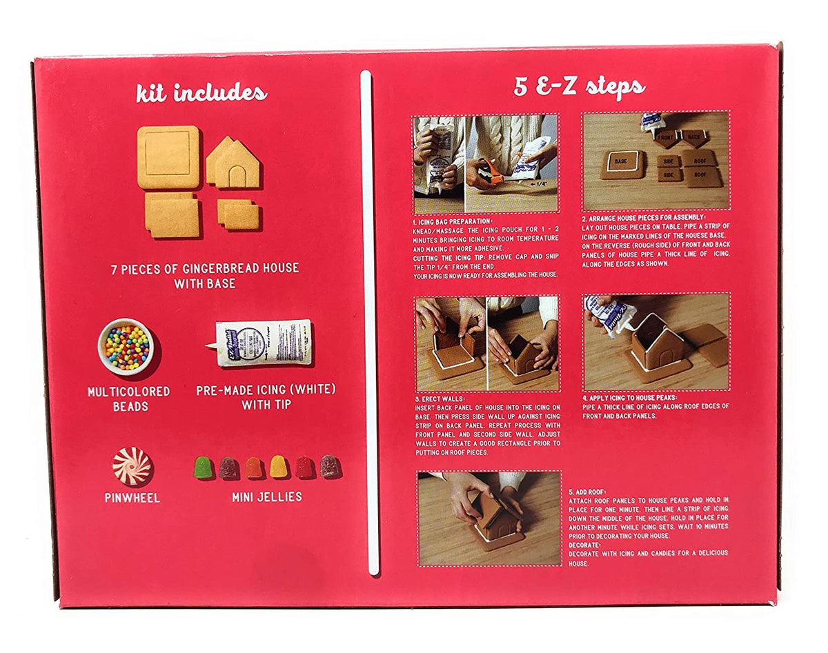E-Z Build Medium Gingerbread House Kit