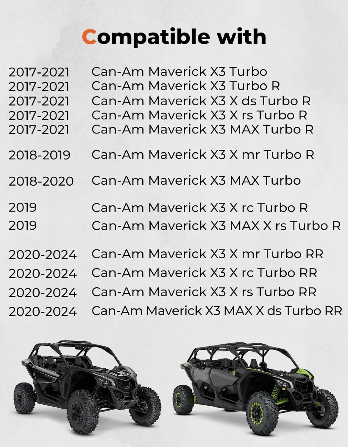 KEMIMOTO Upgraded X3 Drive Belt Compatible with Can-Am Maverick X3 & X3 MAX