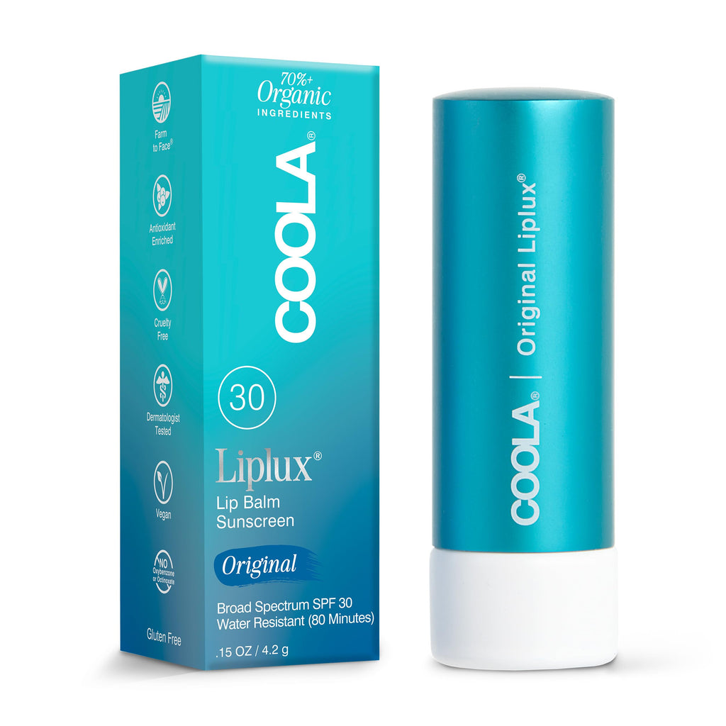Liplux SPF 30, Organic Lip Balm Sunscreen, 0.15 oz